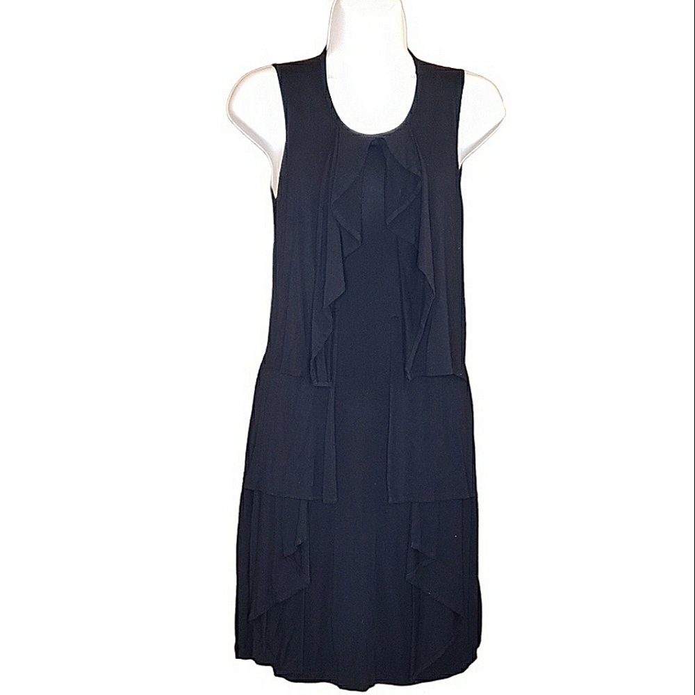 EVEN - Black Tiered Dress - S - LN